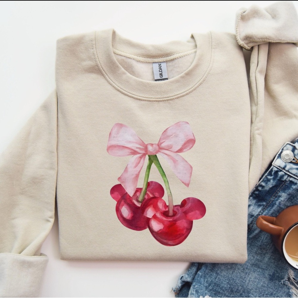 Cherry Disney Coquette Sweatshirt